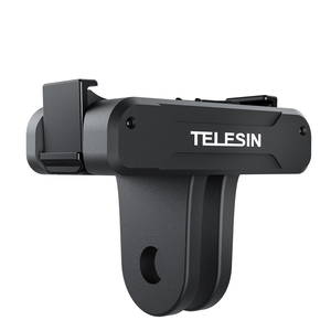 Soporte Magnético de Dos Garras Telesin para Cámaras <span class=keywords><strong>Osmo</strong></span> <span class=keywords><strong>Action</strong></span> 5/4/3, Aleación de Aluminio, Negro - Product Image 6