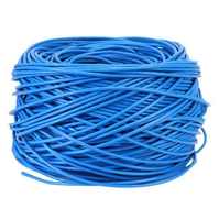 Câble Ethernet LSZH 24AWG torsadé 4 paires Cat5e UTP/STP/FTP/SSTP, conducteurs en cuivre pur, longueur 305m