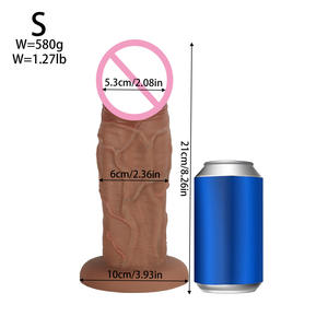 Vloeibare siliconen zachte extra grote ei-loze realistische <span class=keywords><strong>dildo</strong></span> vrouwen gigantische volwassenen koppels seks masturbatie - Product Image 6