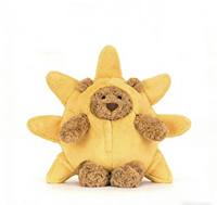 Peluche Super Douce JC Barcelone Ours Dragon Renard Coq, Rembourrage Coton PP, Matière Velours, Jouet pour Enfants, Cadeau Unisexe Chaleureux pour Jeunes