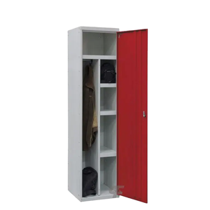 Waterproof School <b>Single</b> Door Golf Storage Lockers with Key Lock Metal Steel Construction Hanger & Wardrobe Cabinets - Product Image 5