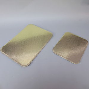 Bandejas de Cartón para Pastelería, Sushi, Chocolate, Ensaladas y Pizza, con Diseño en Relieve y Estampado en Dorado sobre MDF Blanco - Product Image 4