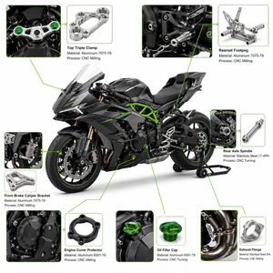 Kit de biela de acero 42CrMo mecanizado por CNC compatible con la serie de motores de motocicletas japonesas y europeas OEM - Product Image 3