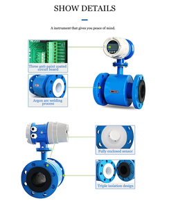 Capteurs de débit électromagnétiques intelligents anti-corrosion pour canalisations d'eaux usées, DN50 DN80, pour eau liquide - Product Image 4
