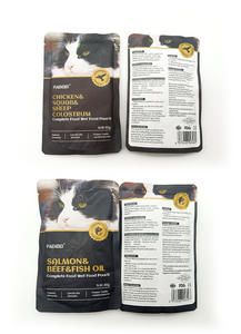 Nourriture humide pour chats riche en protéines Sachet Recette poulet et caille avec colostrum de mouton et huile de poisson des grands fonds Régime alimentaire complet et équilibré pour chats - Product Image 4