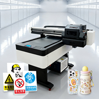 Printer UV Flatbed DTF Baru dengan Head Epson I3200, Tinta UV Opsional, Cetak Langsung di Akrilik, Logam, PVC, Kayu