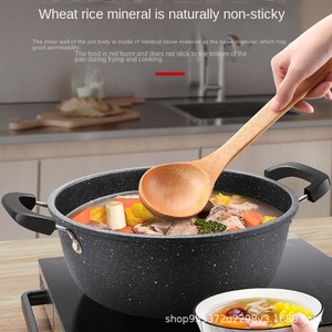 Ensemble de casseroles de cuisson antiadhésives pour <span class=keywords><strong>induction</strong></span>, faitout <span class=keywords><strong>en</strong></span> <span class=keywords><strong>fonte</strong></span> antiadhésif avec couvercle - Product Image 6