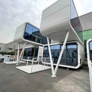 La capsula prefabbricata mobile della fabbrica di <span class=keywords><strong>affare</strong></span> alloggia la villa di lusso moderna con l'attrezzatura completa della cucina da vendere - Product Image 5