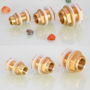 Raccord de barrière fileté double en laiton, femelle 3/4'' vers mâle 1'', pour baril de pluie, aquarium, piscine, réservoir d'eau - Product Image 5