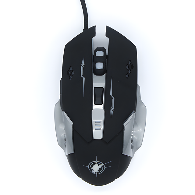 OEM Factory 6D Wired Stylish Ergonomic Optical Gaming Mouse with LED RGB Light Mechanical Wired Connection for Desktop Laptop