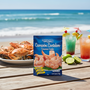 Bolsas de Embalaje de Alimentos de Resina PET Duraderas Personalizadas, Bolsa de Vacío con Cierre OEM para Pescado Congelado, Camarones, Langosta, Papas Fritas, Sushi - Product Image 6