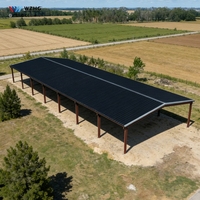 Salle d'entraînement équestre modulaire en acier, arène d'équitation intérieure à bas prix, structure en acier, construction rapide