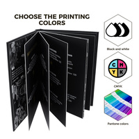 Service d'impression de menus personnalisés grand format avec logo, livrets, catalogues et brochures à couverture rigide pour restaurants