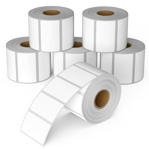 Free Sample Custom Barcode Printing Stickers Thermal <strong>Label</strong> <strong>Roll</strong> Waterproof Adhesive Sticker 80mm*60mm*500 <strong>Labels</strong> Per <strong>Roll</strong> - Product Image 3