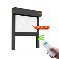 Tissu TPU électronique Smart Roller Outdoor Zip Track Store étanche avec ombre de jardin