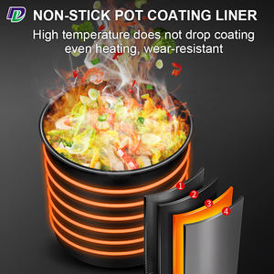 Machine à riz frit 2.5L Restaurant cuisine électrique automatique Machine à sauter <span class=keywords><strong>Robot</strong></span> de cuisine rotatif riz frit <span class=keywords><strong>Robot</strong></span> <span class=keywords><strong>cuiseur</strong></span> - Product Image 4