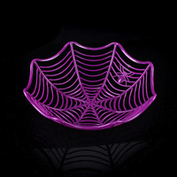 Corbeille à fruits créative au design toile d'araignée pour Halloween, panier à bonbons, plateau à collations pour table basse ou bar – Vente chaude