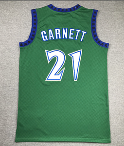 2025 khâu hoặc nóng Ép Bóng Rổ Jerseys minnesota 5 Edwards 21 garnett 32 thị trấn 25 hoa hồng 0 divincenzo 11 Reid 30 randal - Product Image 5