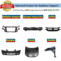 Jmen pour AUDI A1 S1 A2 A3 S3 A4 S4 ABT Support de radiateur et barre de renfort personnalisés allemands européens, pièces de carrosserie de pare-chocs de voiture résistantes aux chocs