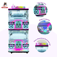 Machine à griffes attrape-figurines à monnayeur, distributeur de prix, 110V/220V, personnalisable, équipement de jeu d'arcade pour divertissement intérieur