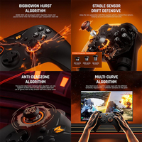 Control Inalámbrico GALE para Juegos Multiplataforma, para PC, Consola Móvil, Negro-Blanco, con SDK Disponible
