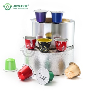 Cápsula de café con tapa impresa, papel de aluminio de sellado térmico desechable, cápsula de café vacía, Infusor de taza de té - Product Image 5
