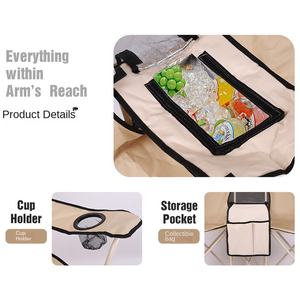 <span class=keywords><strong>Chaise</strong></span> lune double pliable Highwin <span class=keywords><strong>avec</strong></span> <span class=keywords><strong>auvent</strong></span> Oxford intégré, design moderne pour le camping en plein air, la plage et la pêche - Product Image 6