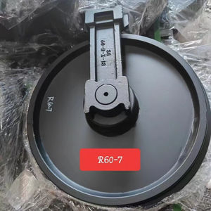 Roda pemandu jalur ekskavator Hyundai 55 60, pengganti roda <span class=keywords><strong>Idler</strong></span> pemandu jejak ekskavator <span class=keywords><strong>Mini</strong></span> rol pembawa - Product Image 1