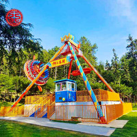 Manèges de parc d'attractions : Grand Pendule, Grand Pendule de Fête Foraine, Grand Pendule de Divertissement, Météore, Frisbee à vendre