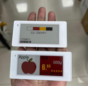 หมึกอิเล็กทรอนิกส์ ป้ายราคาอิเล็กทรอนิกส์ ESL ขนาด 2.13 นิ้ว สำหรับซูเปอร์มาร์เก็ต แบบ E-Paper Digital E-Ink ป้ายราคาอิเล็กทรอนิกส์ ESL ป้ายราคาอิเล็กทรอนิกส์แบบติดชั้นวางสินค้า - Product Image 1