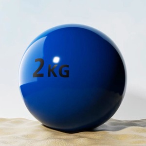 Ballon de sable en PVC de 2 lb/4 lb, grand ballon de yoga, ballon de gravité souple, ballon de sable rempli de sable, très bien noté - Product Image 5