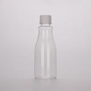 250Ml Doorzichtige Huisdierendrank Plastic Drinkwaterfles Groothandel