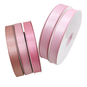 Cinta de Raso Rosa DAMAI de 0.6 cm de Ancho, 100 Yardas, Cinta de Poliéster de Doble Cara para Envolver Regalos, Ramos de Boda, Manualidades Florales - Product Image 3