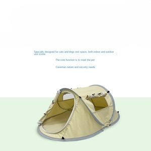 Köpekler kediler için hafif otomatik hızlı açılımı Pet çadır kapalı açık kamp taşıma açılımı plastik tepsi palet - Product Image 2