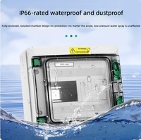 Boîtier de distribution extérieur EKYK HA-4 Circuit Green Buckle, étanche IP65, 15A 400V, 6 prises, protection contre les fuites, vide