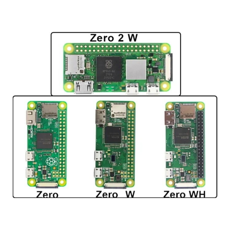 Raspberry Pi Zero / Zero W / Zero WH / Zero 2W Board 1GHz CPU 512MB RAM Built-in WiFi BLT for Raspberry Pi 0 RPI0 Version 1.3