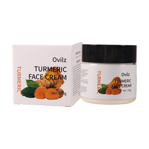 Krim Wajah Vitamin C OVILZ Kunyit Anti Kerut Asam Hialuronat Organik Perawatan Kulit Alami Krim Wajah - Product Image 1