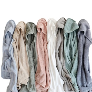 Pour <span class=keywords><strong>Amazon</strong></span> Cross-Border Best-Selling Coral Fleece Baby Bath Towel Cape <span class=keywords><strong>de</strong></span> <span class=keywords><strong>bain</strong></span> à capuche pour enfants pour nouveau-né Bath Woven - Product Image 1