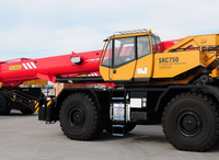 Chariot élévateur tout-terrain haute performance SRC750T 75 t, flèche de 47,5 m, hauteur de levage de 66,5 m pour la construction lourde et l'installation d'équipements