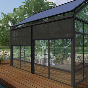 Ngoài trời dù để che nắng Patio bìa không thấm nước Windproof cơ giới con lăn màn hình dây kéo màn hình - Product Image 2