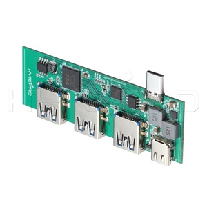 Hytepro PD OTG 4 cổng hub USB 3.0 C Nam để USB Một Nữ PCB bảng mạch sản xuất - Product Image 4