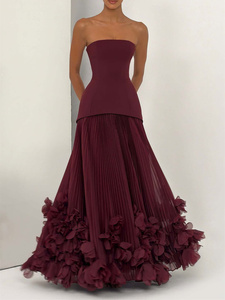 Abito lungo Ins Babybo C260604 Seraphina, elegante abito da donna <span class=keywords><strong>per</strong></span> feste di compleanno e serate in discoteca, novità 2026 - Product Image 3