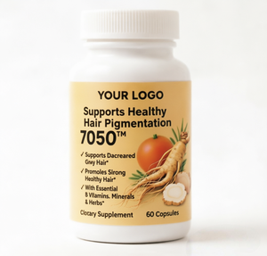 Cápsulas que Favorecen la Pigmentación Saludable del Cabello, Previenen el Cabello Gris, Oscurecen los Folículos Pilosos, Suplemento Dietético Nutritivo - Product Image 1