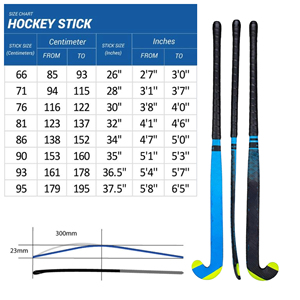 Palos de Hockey sobre Césped para Jóvenes, de Alta Calidad, Profesionales, Personalizados, 100% Fibra de Carbono y Compuesto de Vidrio, Ligeros, para Diestros - Product Image 4
