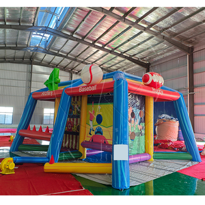 Événements Carnaval 6 en 1 Jeux gonflables pour enfants Sports Jeux de plein air Adultes Jeu de structure Bounce House Commercial - Product Image 4