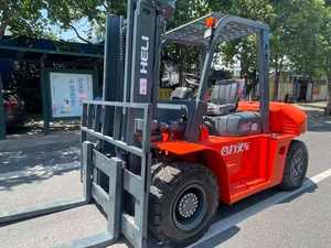 High Quality Used HeLi 8 Ton Medium Forklift <b>Truck</b> with 1.5m Fork Stacker 4m Spot <b>Sale</b> Equipped with Engine <b>Pump</b> Core Components - Product Image 5