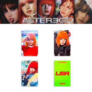 การ์ดโฮโลแกรม KPOP 3-5 ชิ้น/ชุด ลิซ่า อัลเตอร์ อีโก้ โซโล อัลบั้ม โฟโต้การ์ด K4 AM ซันนี่ วิกซี่ คิกิ สปีดี้ เวอร์ชั่น สำหรับแฟนคลับ ภาพเซลฟี่ - Product Image 5