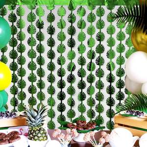 Tenda da pioggia decorativa hawaiana tema foresta decorazione festa atmosfera sfondo foglia di tartaruga tenda foresta <span class=keywords><strong>serie</strong></span> foresta - Product Image 2