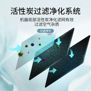 เครื่องฟอกอากาศขนาดเล็กแบบพกพา 36V ใช้พลังงานจาก USB พร้อมไส้กรองคาร์บอนกัมมันต์ กำจัดฟอร์มาลดีไฮด์ สำหรับพื้นที่ขนาดเล็กสูงสุด 10 ตร.ม. - Product Image 3