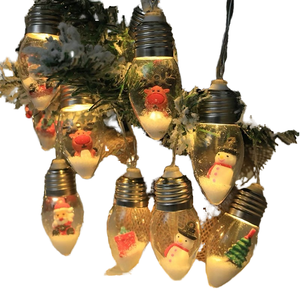 Waterproof LED Wishing <b>Bottle</b> Doll <b>Light</b> String with Snowflake Design for Christmas Tree Decor IP44 Rated - Product Image 4